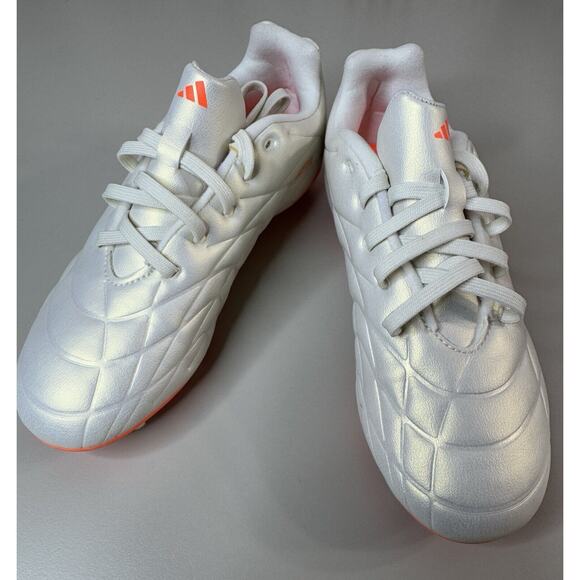 adidas Youth Copa Pure.3 FG Cleats 2.5 White Leather Soccer HQ8944 NWB - Picture 8 of 12